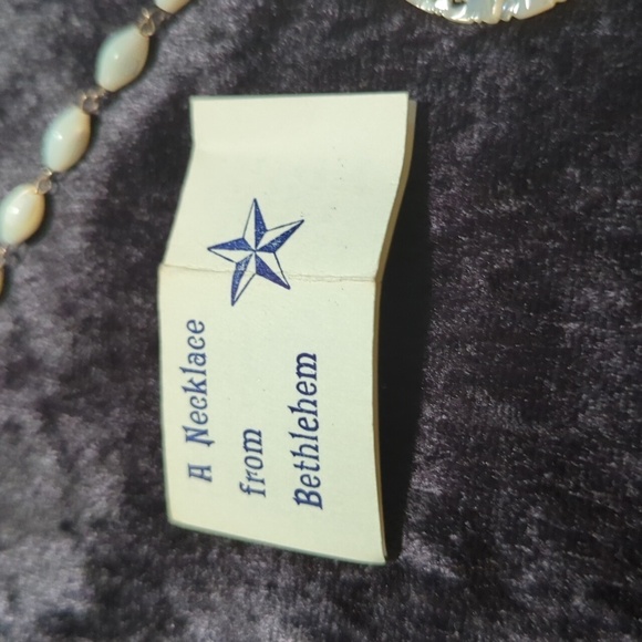 Unbranded Mother of Pearl Hand Carved Necklace, Bracelet & Earring Set Jeruselum - Picture 10 of 16